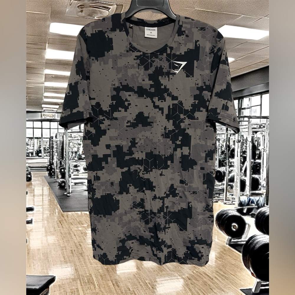 Gymshark - Black/Grey digital Camo